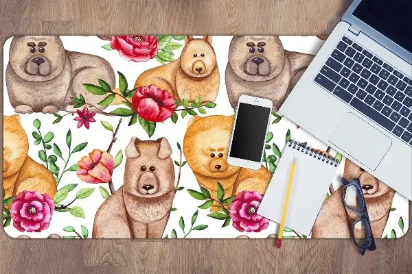 Bureau onderlegger Chow chow dogs