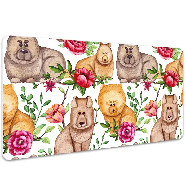 Bureau onderlegger Chow chow dogs