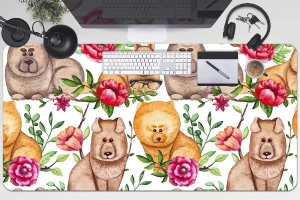 Bureau onderlegger Chow chow dogs
