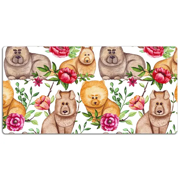 Bureau onderlegger Chow chow dogs