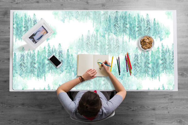Bureau mat Geschilderd bos
