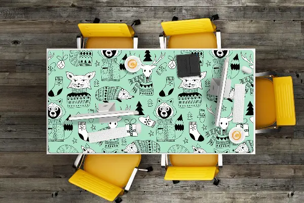 Bureau onderlegger Scandinavische dierentuin