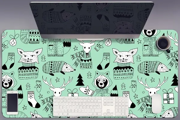 Bureau onderlegger Scandinavische dierentuin