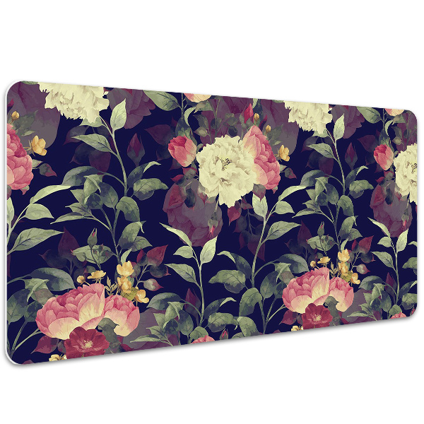Bureau onderlegger Vintage bloemen