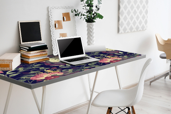 Bureau onderlegger Vintage bloemen