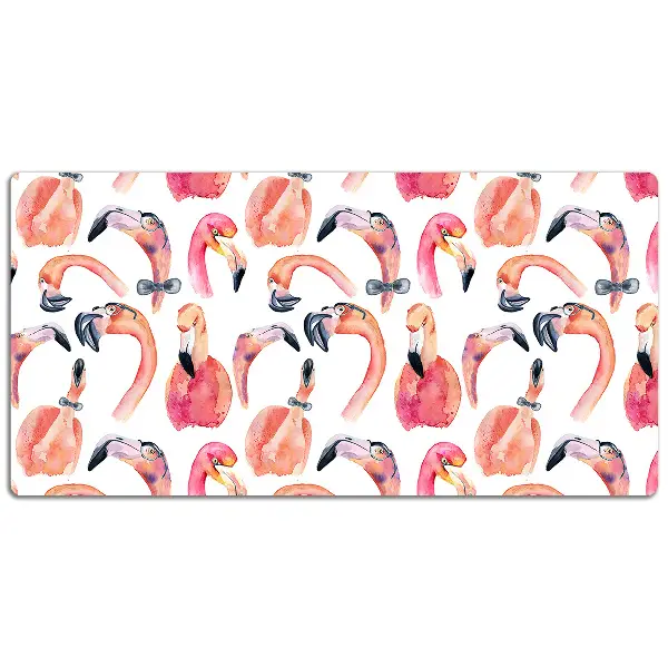 Bureau onderlegger Gekke flamingo's