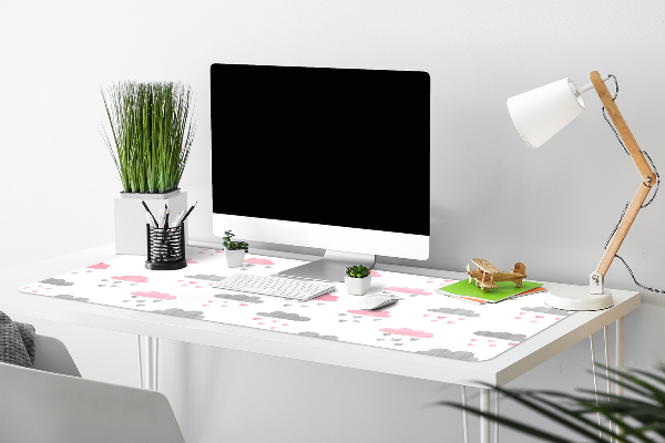 Bureau onderlegger Minimalistische wolken