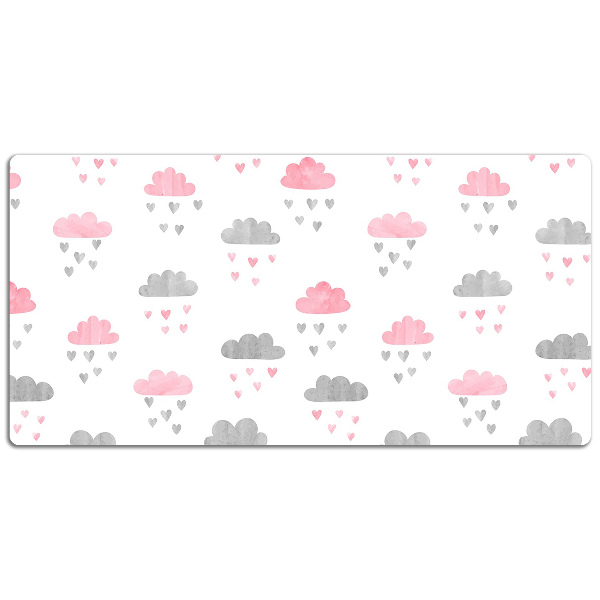 Bureau onderlegger Minimalistische wolken