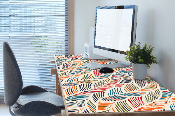 Bureau onderlegger Kleurrijke golven