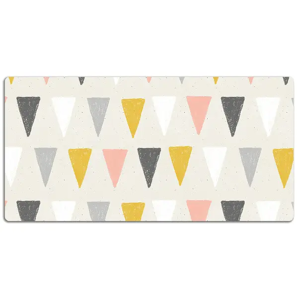 Bureau mat Driehoekig patroon