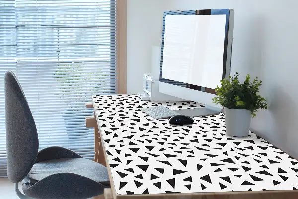 Bureau onderlegger Zwarte driehoeken