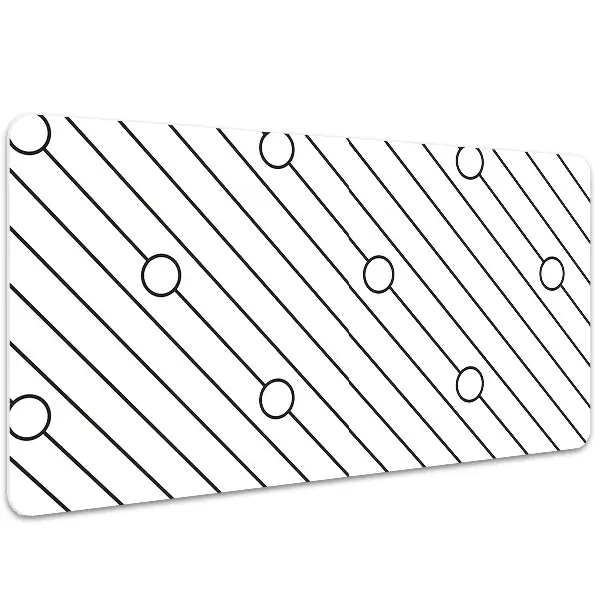 Bureau mat Gestreept patroon