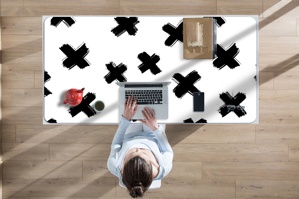 Bureau onderlegger X borstelstreken
