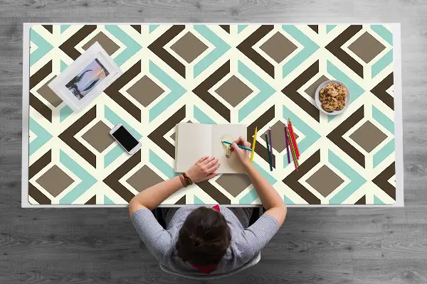 Bureau mat Retro patroon