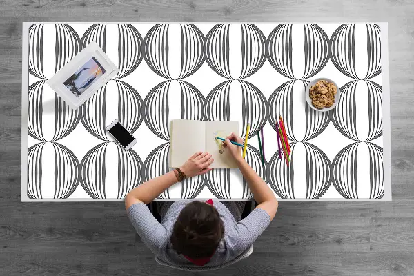 Bureau mat Districten retro