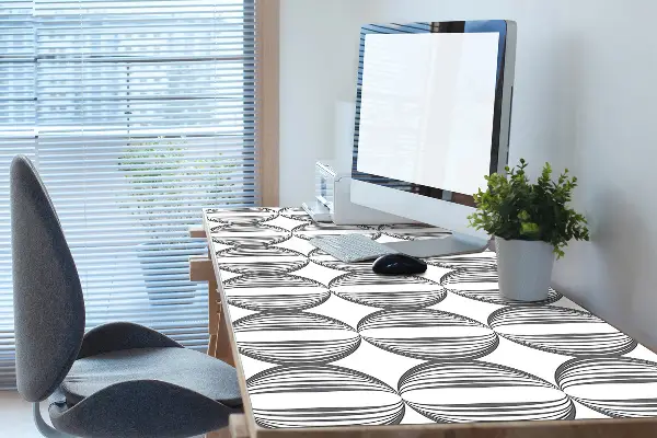Bureau mat Districten retro