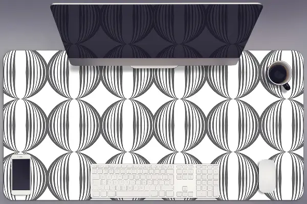 Bureau mat Districten retro