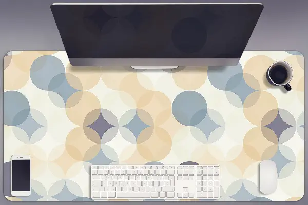 Bureau onderlegger Retro -stijl wielen