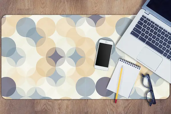 Bureau onderlegger Retro -stijl wielen