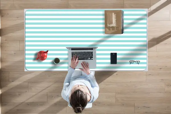 Bureau mat Minimalistische lijnen