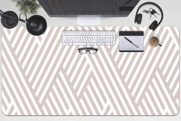 Bureau mat Gebroken patroonlijnen