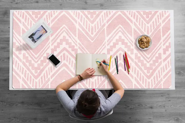Bureau onderlegger Aztec -patroon