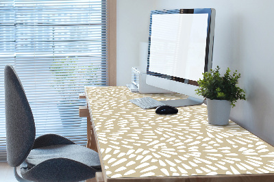 Bureau onderlegger Beige tranen boho