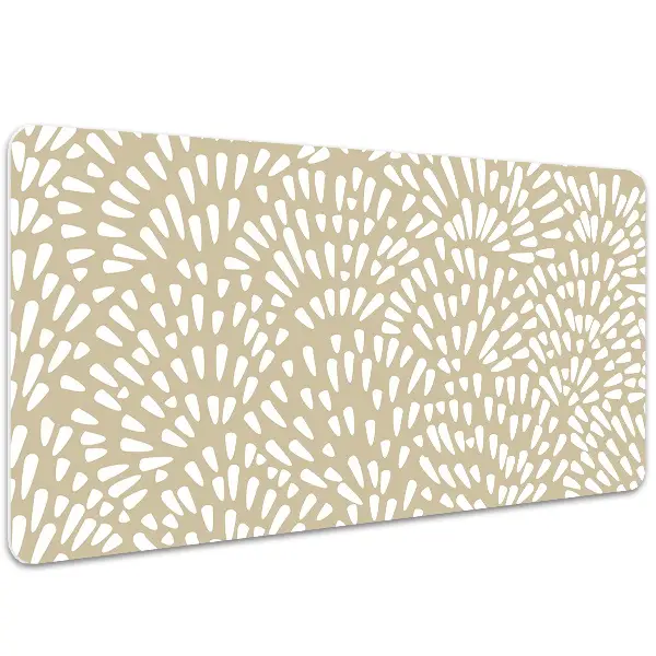 Bureau onderlegger Beige tranen boho