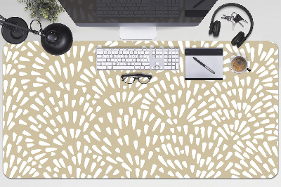 Bureau onderlegger Beige tranen boho