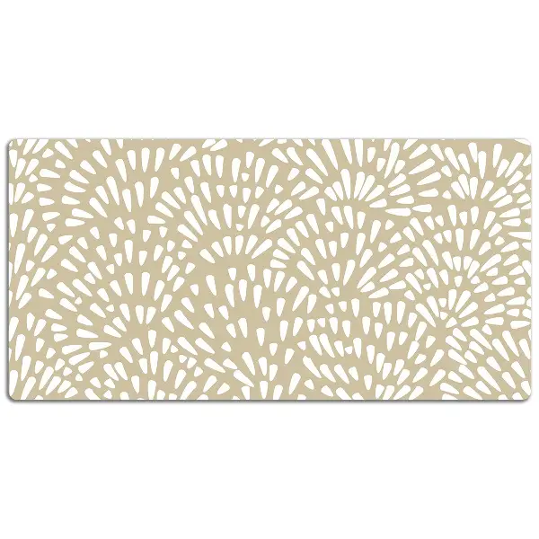 Bureau onderlegger Beige tranen boho