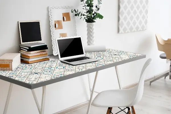Bureau onderlegger Tegelscompositie
