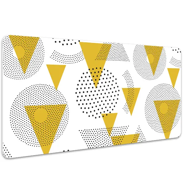 Bureau mat Wielen en driehoeken