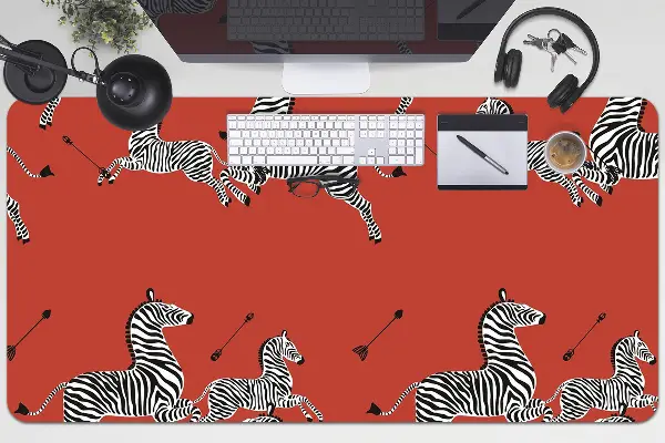 Bureau onderlegger Zebra's