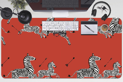 Bureau onderlegger Zebra's