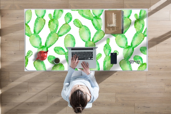 Bureau mat Pastel cacti