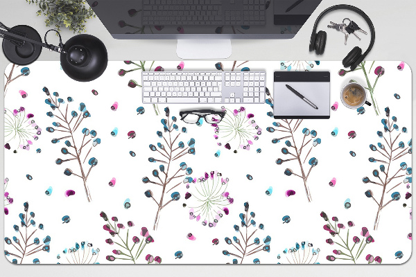 Bureau onderlegger Bloemenmotief