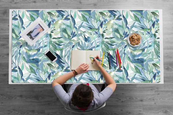 Bureau onderlegger Pastel bladeren