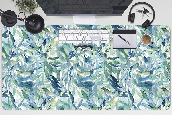 Bureau onderlegger Pastel bladeren