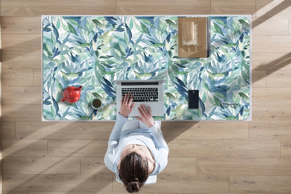 Bureau onderlegger Pastel bladeren