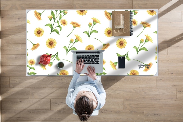 Bureau onderlegger Zonnebloemen