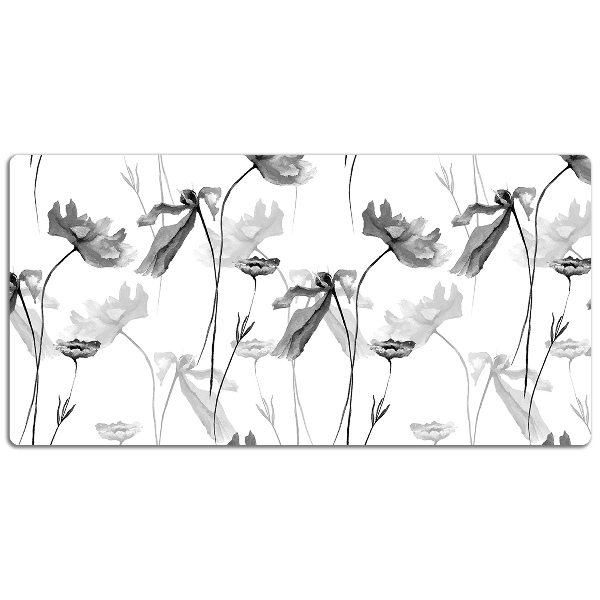 Bureau mat Poppy seed flower
