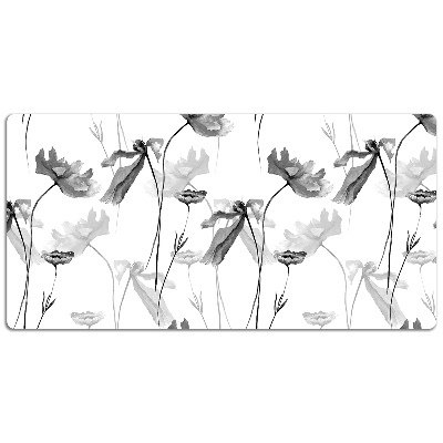 Bureau mat Poppy seed flower