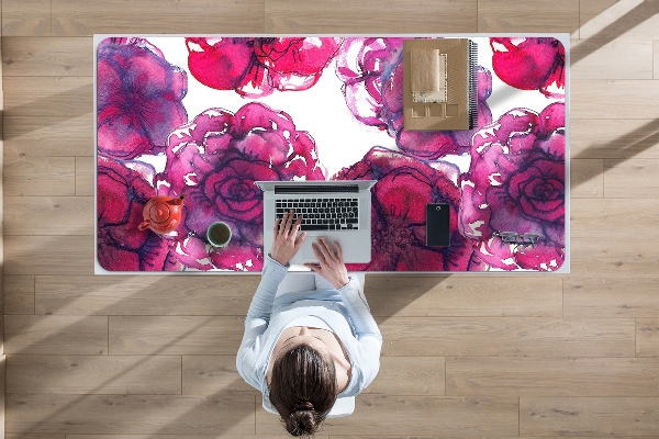 Bureau onderlegger Rode rozen