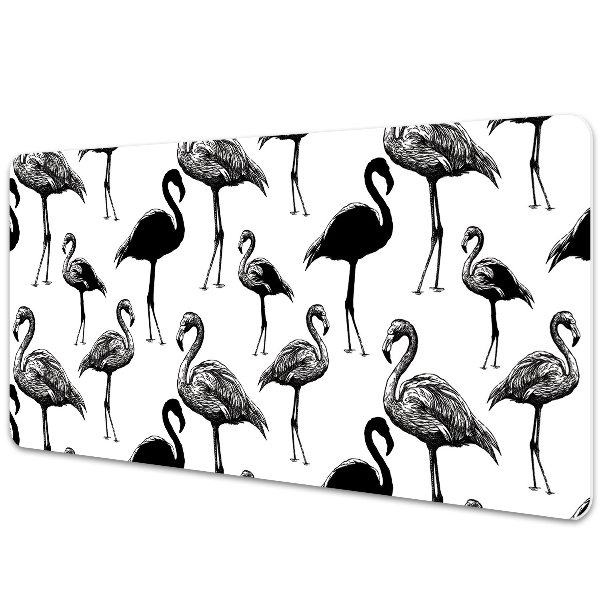 Bureau mat Retro -stijl van flamingo