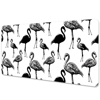 Bureau mat Retro -stijl van flamingo