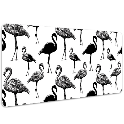 Bureau mat Retro -stijl van flamingo