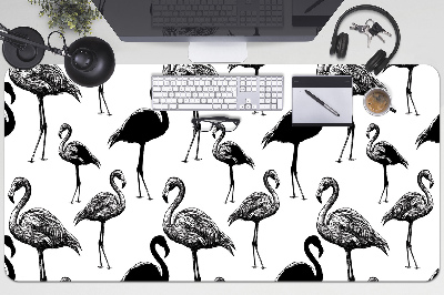 Bureau mat Retro -stijl van flamingo