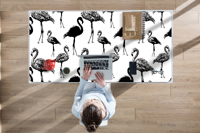 Bureau mat Retro -stijl van flamingo