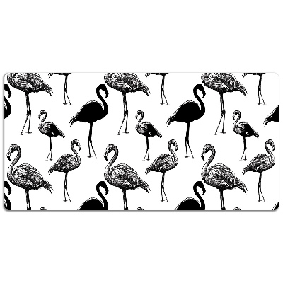 Bureau mat Retro -stijl van flamingo