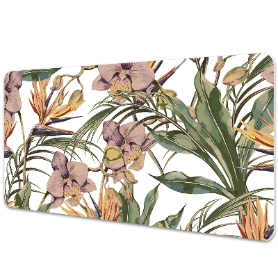 Bureau mat Botanische bladeren